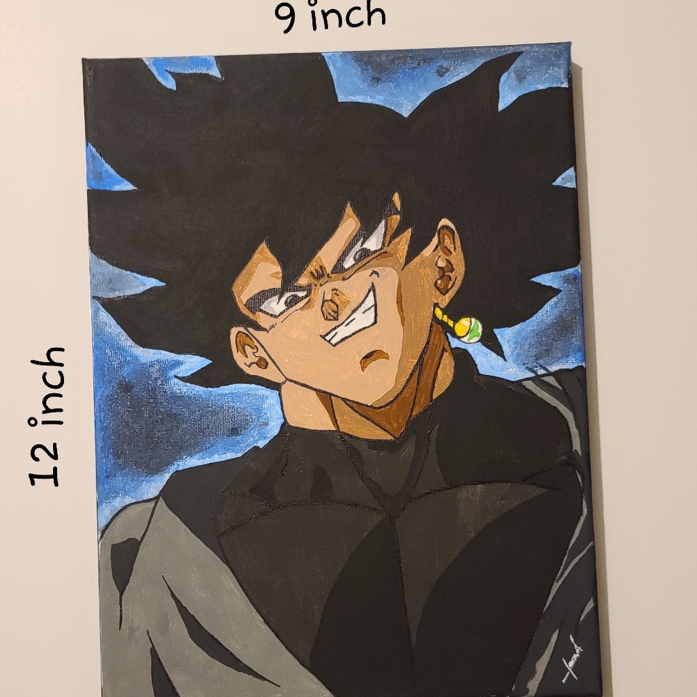 Wall art black goku
